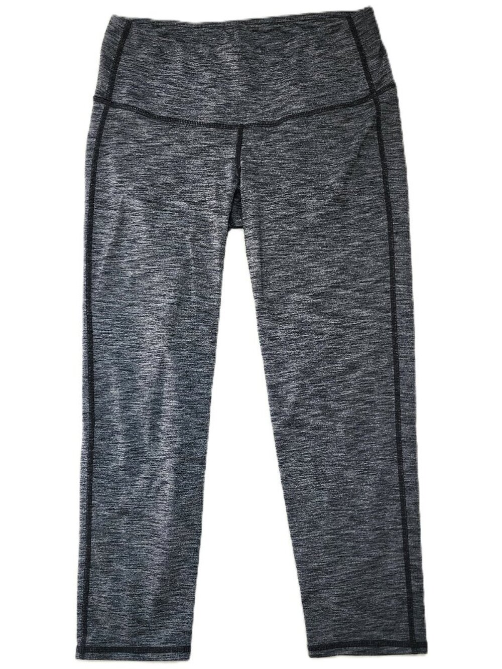 Athleta Gray Space Dye Cropped Leggings XS Athletic Yoga Pants